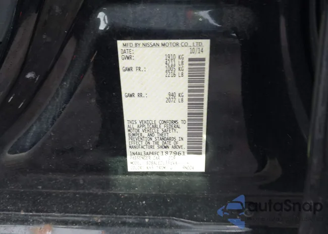 1N4AL3AP4FC187961: 43713879