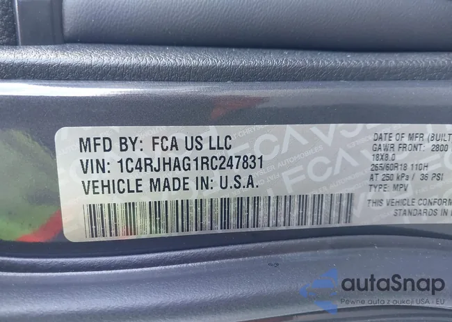 1C4RJHAG1RC247831: 43713979