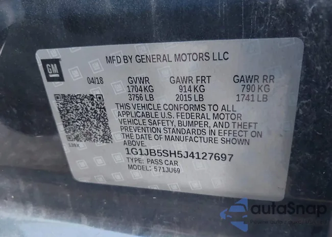 1G1JB5SH5J4127697: 43715131