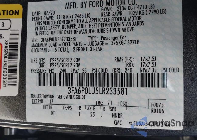 3FA6P0LU5LR233581: 43715228