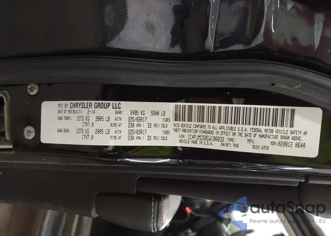 1C4PJMCS9EW196833: 43715430