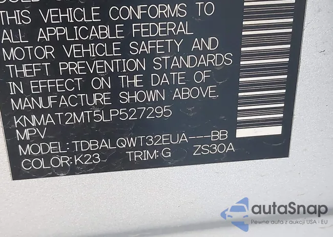 KNMAT2MT5LP527295: 43714856