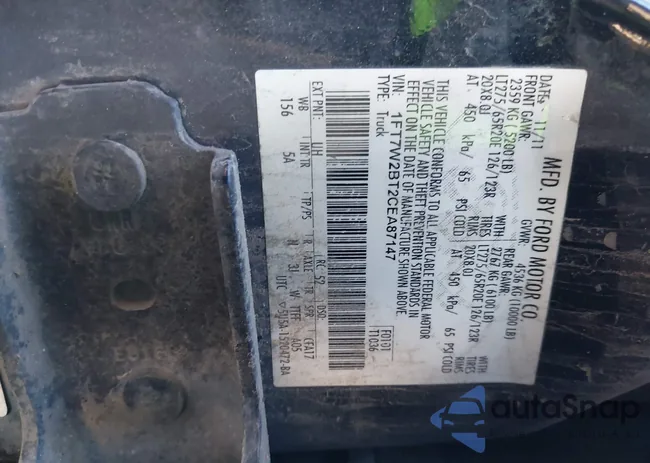 1FT7W2BT2CEA87147: 43715014