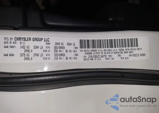 1C4RJFBGXCC140772: 43715041