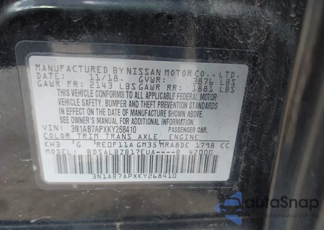 3N1AB7APXKY268410: 43716193