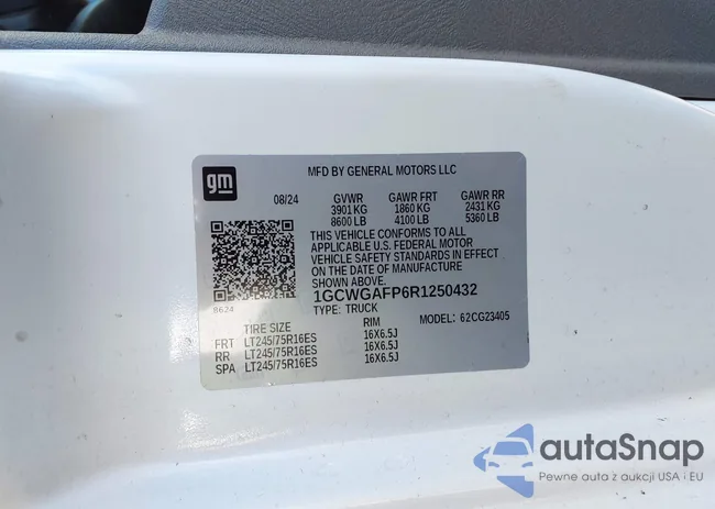 1GCWGAFP6R1250432: 43716446