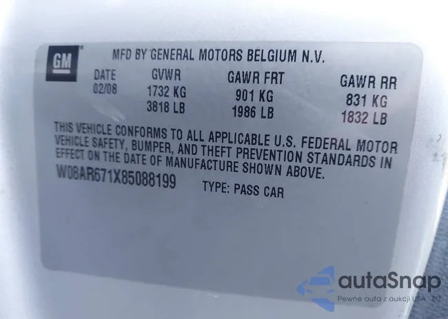 W08AR671X85088199: 43716601