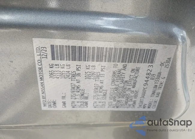 5N1BT3AAXPC944823: 43716025