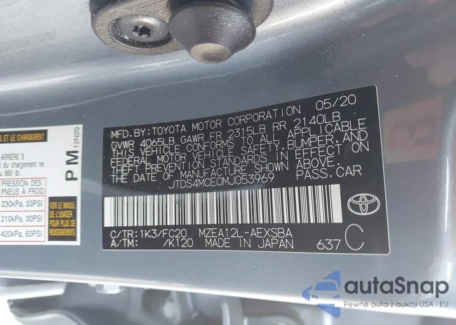 JTDS4MCE0MJ053969: 43717296