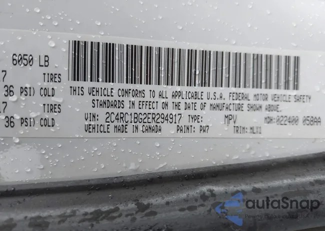 2C4RC1BG2ER294917: 43716649