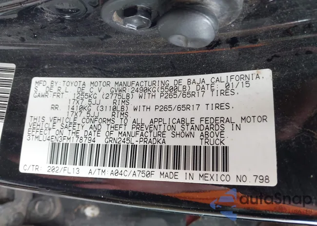 3TMLU4EN3FM178794: 43716657