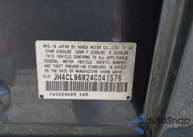 JH4CL96824C041576: 43716752