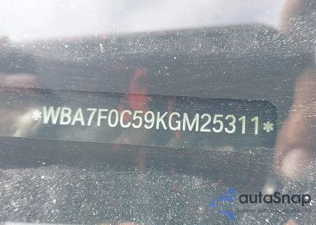 WBA7F0C59KGM25311: 43716932