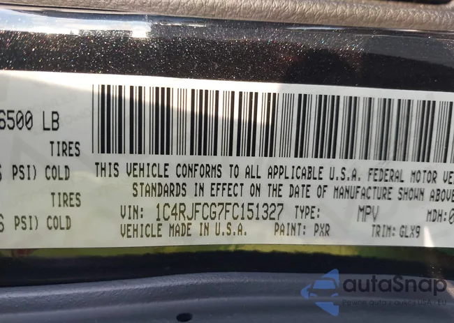 1C4RJFCG7FC151327: 43718140