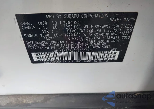 4S4BTALC7S3206988: 43718192