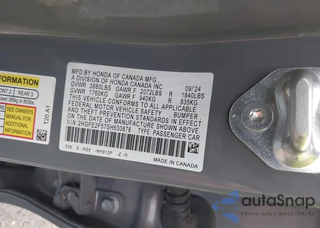 2HGFE2F57SH530878: 43718499