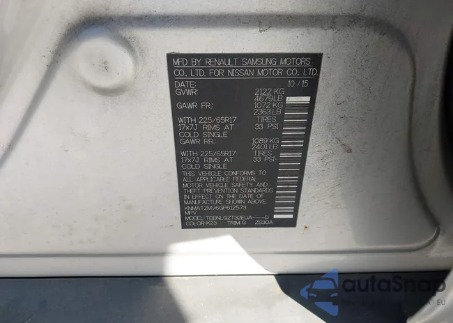 KNMAT2MV6GP612573: 43718544