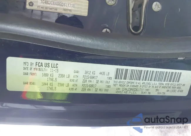 1C4NJCBA0GD611711: 43717688