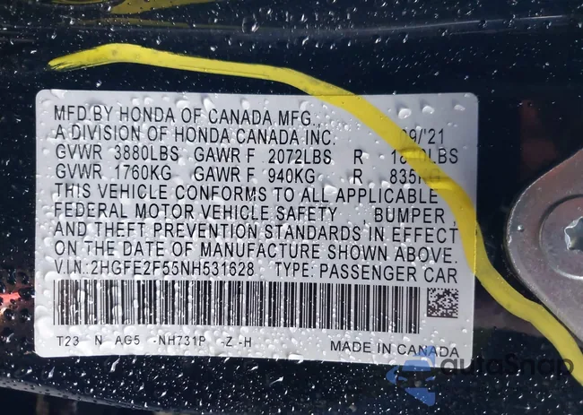 2HGFE2F55NH531628: 43719168