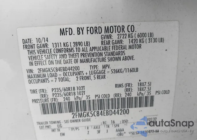 2FMGK5C84EBD44200: 43720067