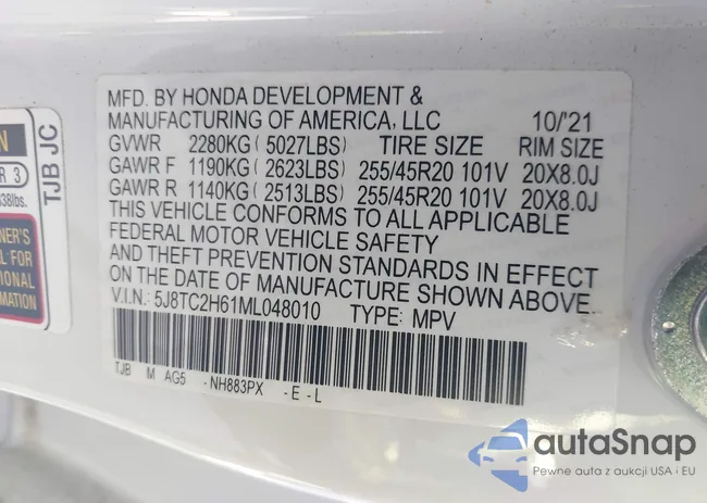 5J8TC2H61ML048010: 43720466