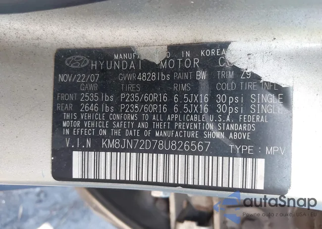 KM8JN72D78U826567: 43720615