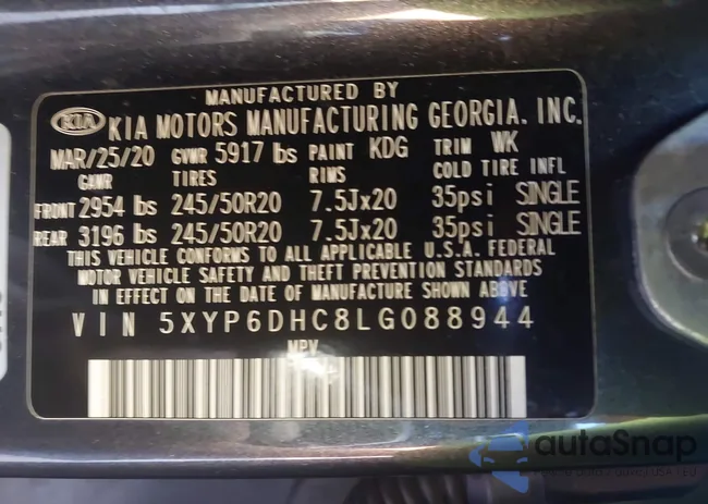 5XYP6DHC8LG088944: 43719708