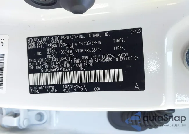 5TDKDRAH0PS505047: 43719792