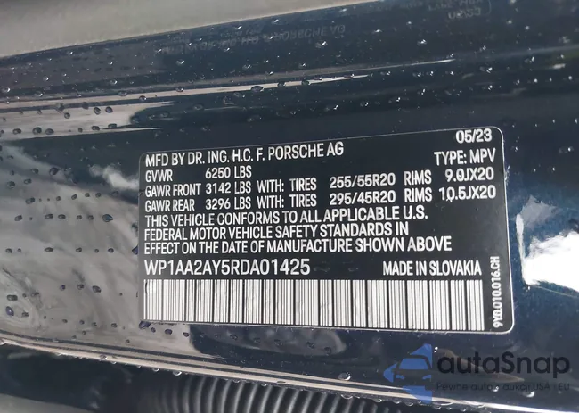 WP1AA2AY5RDA01425: 43719953