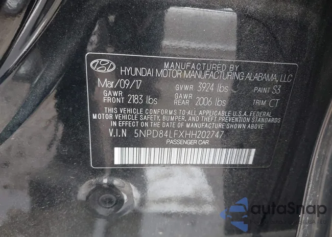 5NPD84LFXHH202747: 43721045