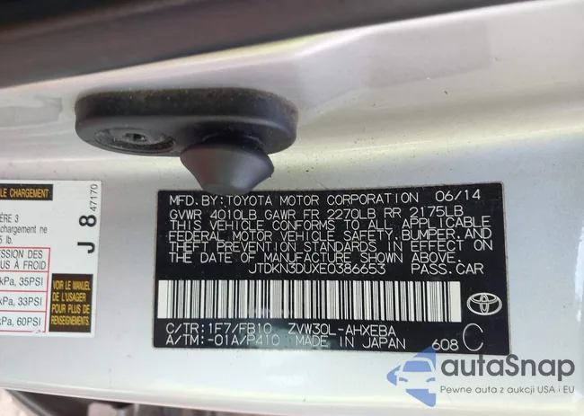 JTDKN3DUXE0386653: 43721053