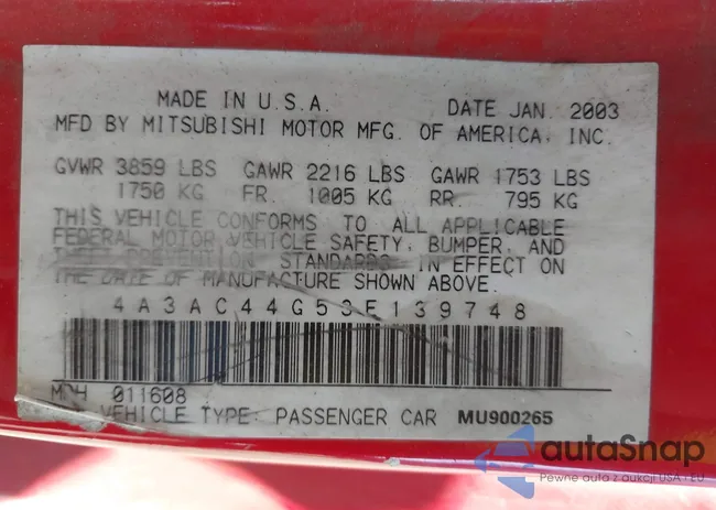 4A3AC44G53E139748: 43721379