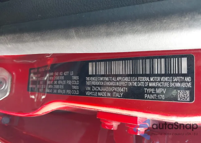 ZACNJAAB8KPK56471: 43721437