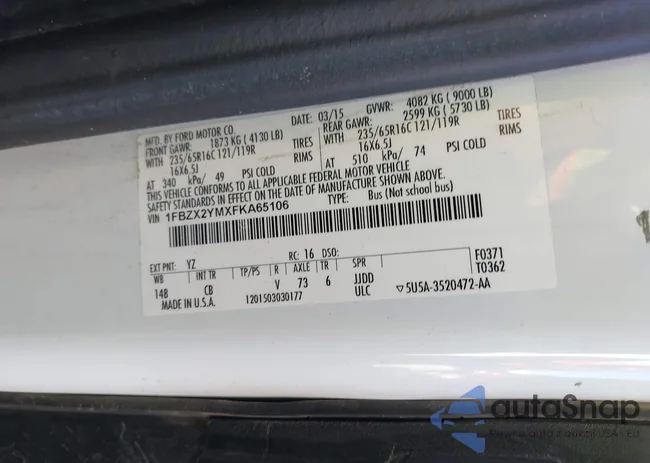 1FBZX2YMXFKA65106: 43721606