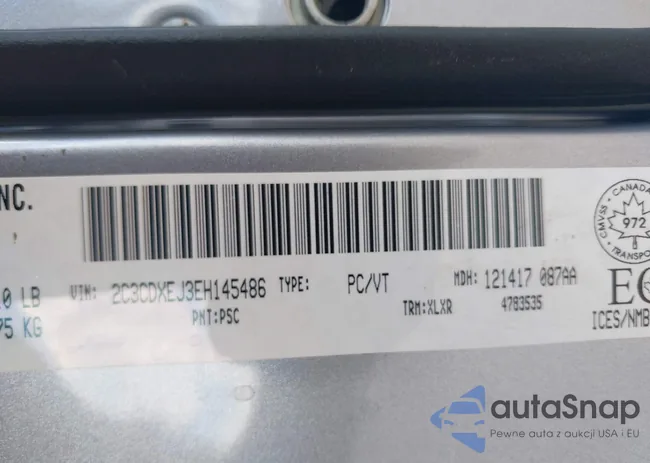 2C3CDXEJ3EH145486: 43720753