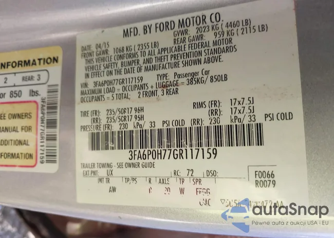 3FA6P0H77GR117159: 43720765