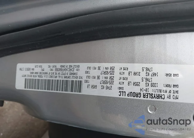 2C4RC1HG4FR602968: 43720780