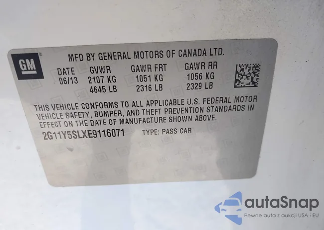 2G11Y5SLXE9116071: 43720833