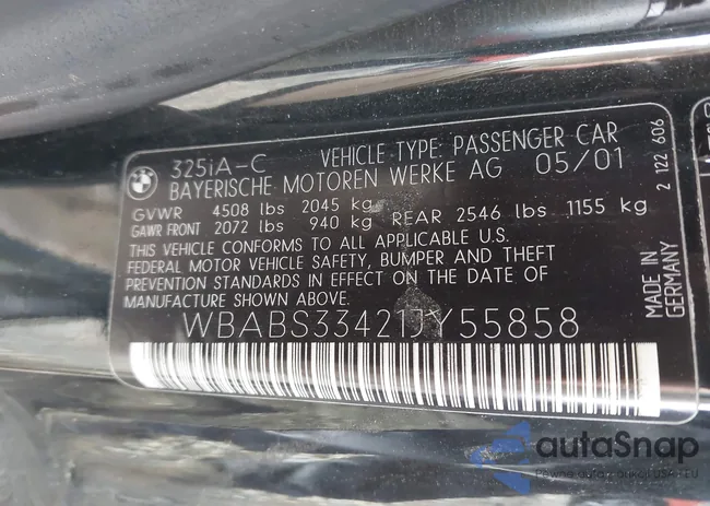 WBABS33421JY55858: 43720841