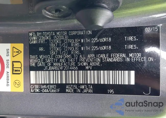 JTJBARBZ4F2014466: 43720852