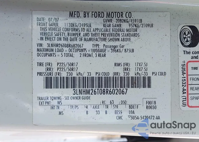 3LNHM26T08R602067: 43720941