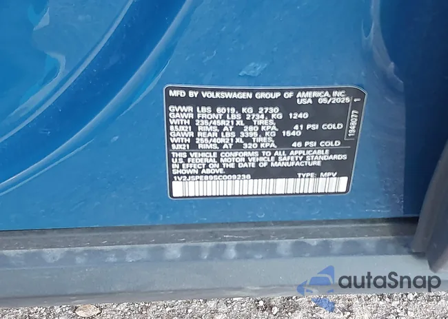 1V2JSPE89SC009236: 43722041