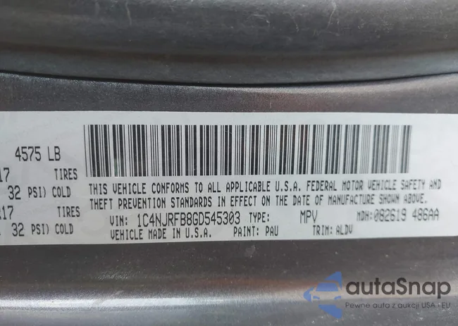 1C4NJRFB8GD545303: 43722151
