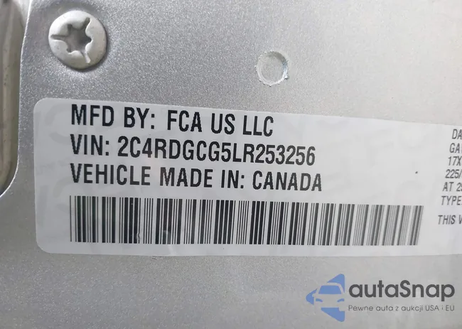 2C4RDGCG5LR253256: 43722208