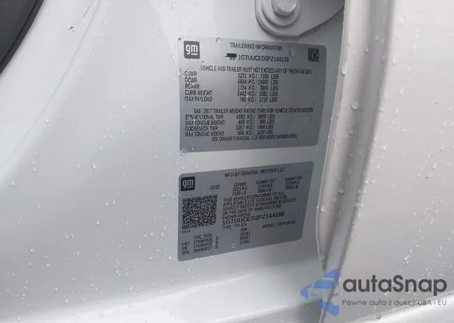 1GTUUCED2PZ144108: 43722217