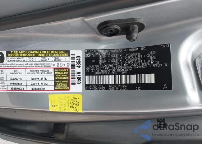 5TDDK3DC8ES077415: 43722553