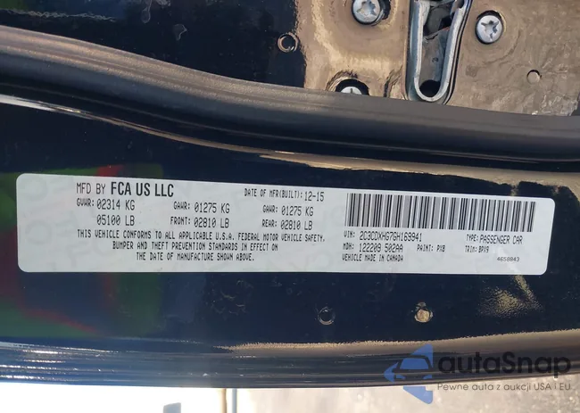 2C3CDXHG7GH169941: 43721758