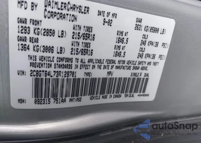 2C8GT64L73R129701: 43721929