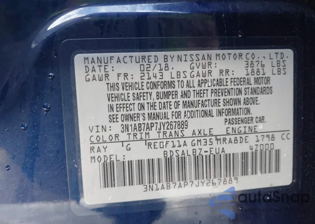 3N1AB7AP7JY267889: 43722039