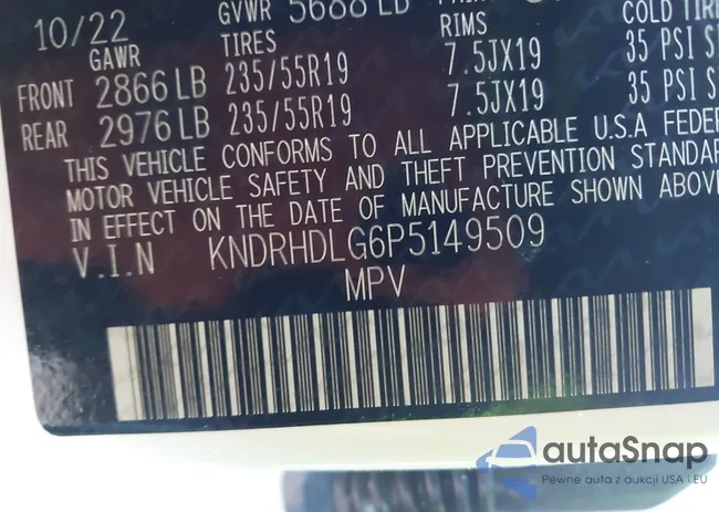 KNDRHDLG6P5149509: 43723222